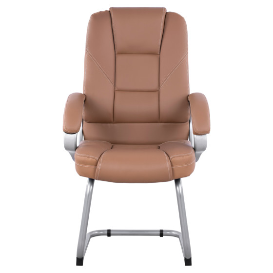 Visitor's chair with PU Camel Sora HM1144.09 63x67x112 cm