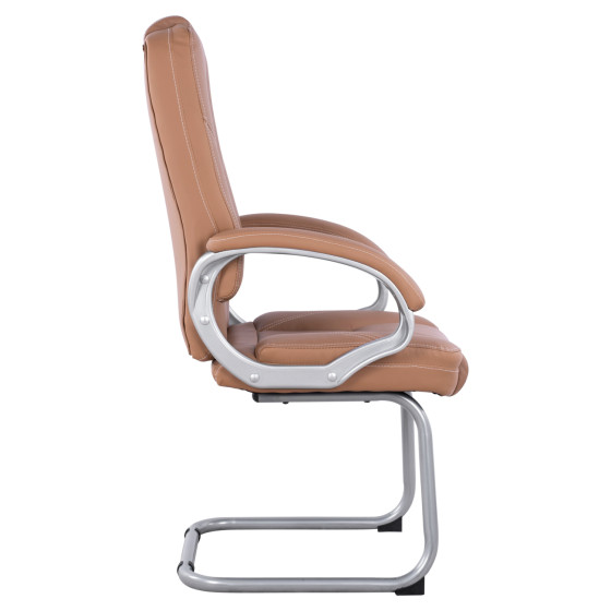Visitor's chair with PU Camel Sora HM1144.09 63x67x112 cm