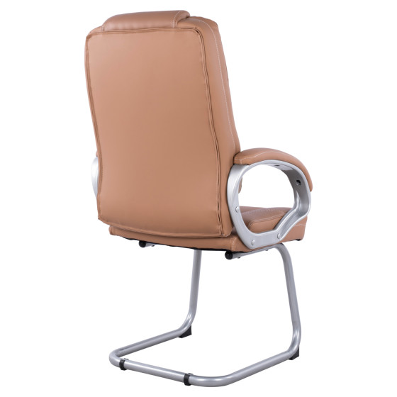 Visitor's chair with PU Camel Sora HM1144.09 63x67x112 cm