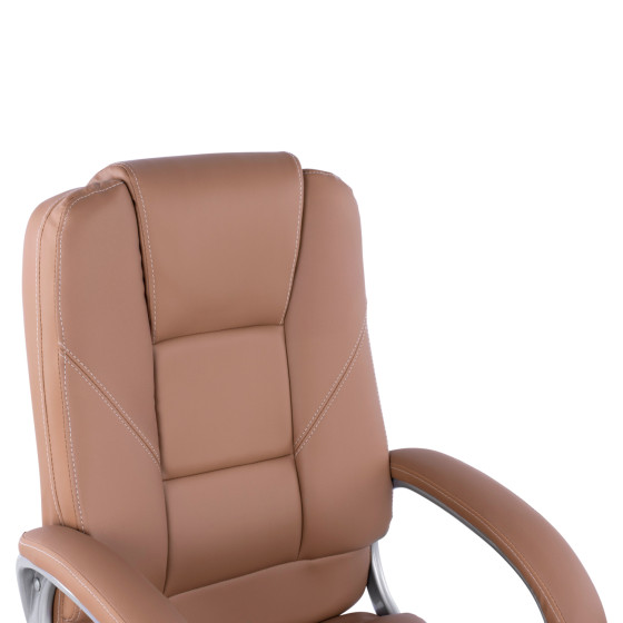 Visitor's chair with PU Camel Sora HM1144.09 63x67x112 cm