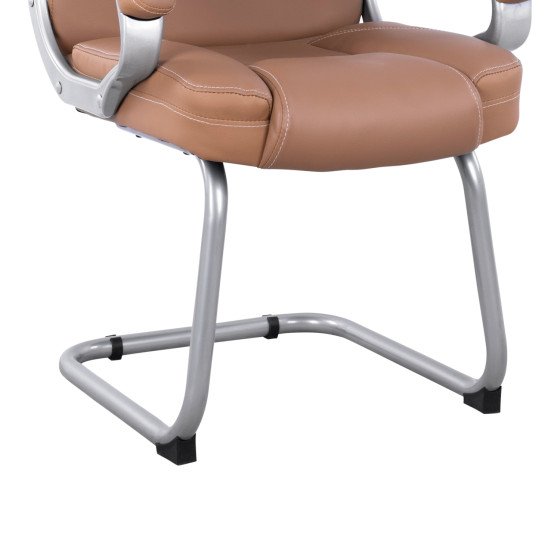 Visitor's chair with PU Camel Sora HM1144.09 63x67x112 cm