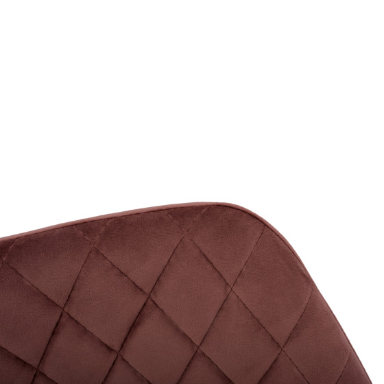 ARMCHAIR CHARLES FB98522.02 WITH VELVET DUSTY PINK 52x60x89Y cm.