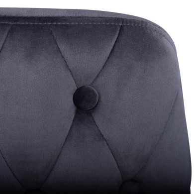 ΣΚΑΜΠΟ ΜΠΑΡ SERENITY HM8519.01 ΑΠΟ ΒΕΛΟΥΔΟ ΓΚΡΙ ΜΕ ΜΕΤΑΛΛΙΚΟ ΣΚΕΛΕΤΟ 51Χ57Χ110Υ εκ.