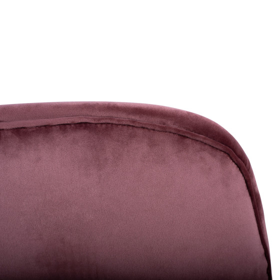 ΣΚΑΜΠΟ ΜΕΣΑΙΟΥ ΥΨΟΥΣ NORA HM8524.02 ΒΕΛΟΥΔΟ ΣΑΠΙΟ ΜΗΛΟ & ΧΡΥΣΟ ΜΕΤΑΛΛΙΚΟ ΣΚΕΛΕΤΟ 48x61x103 εκ.