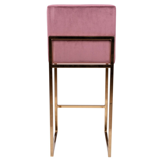 ΣΚΑΜΠΟ ΜΕΣΑΙΟΥ ΥΨΟΥΣ PIPER ΒΕΛΟΥΔΟ ΣΑΠΙΟ ΜΗΛΟ & ΧΡΥΣΟ ΜΕΤΑΛΛΙΚΟ ΣΚΕΛΕΤΟ HM8525.02 40x49x96 εκ.