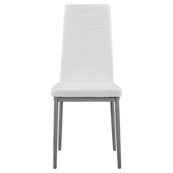 ΚΑΡΕΚΛΑ ΜΕΤΑΛΛΙΚΗ LADY HM0037.11 ΛΕΥΚΟ PU ΜΕΤΑΛΛΙΚΟ ΣΚΕΛΕΤΟ K/D 40x48x95Y εκ.