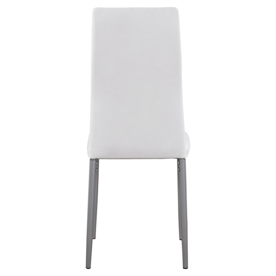 ΚΑΡΕΚΛΑ ΜΕΤΑΛΛΙΚΗ LADY HM0037.11 ΛΕΥΚΟ PU ΜΕΤΑΛΛΙΚΟ ΣΚΕΛΕΤΟ K/D 40x48x95Y εκ.