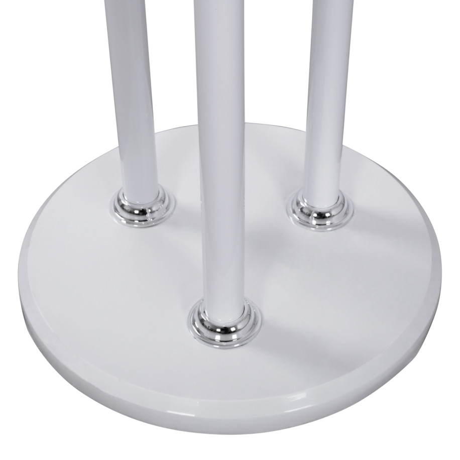 Metallic coat hanger Wyatt beech wood and white Diameter 37x173cm HM8610.01