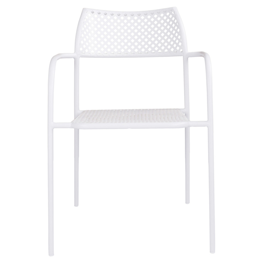 Metallic Chair White Thetis HM5173.12 55x57x79 cm