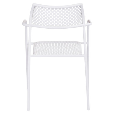 Metallic Chair White Thetis HM5173.12 55x57x79 cm