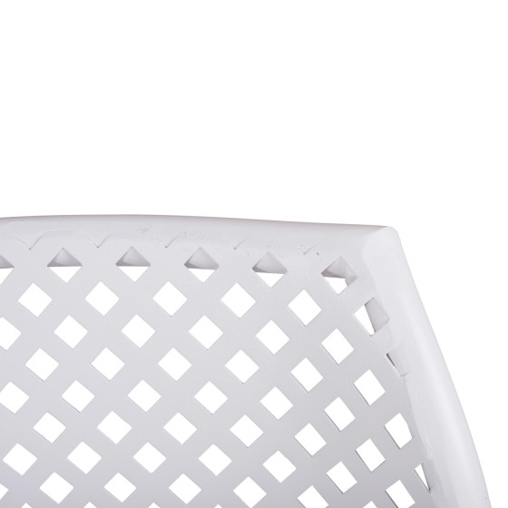 Metallic Chair White Thetis HM5173.12 55x57x79 cm