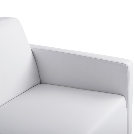 ΚΑΝΑΠΕΣ 2ΘΕΣΙΟΣ NELLIE HM3159.22 ΜΕ ΛΕΥΚΟ PU 113x71x71Υ εκ.