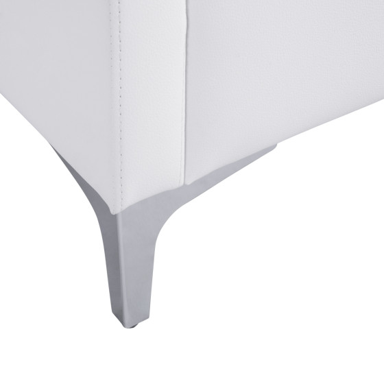 ΚΑΝΑΠΕΣ 2ΘΕΣΙΟΣ NELLIE HM3159.22 ΜΕ ΛΕΥΚΟ PU 113x71x71Υ εκ.