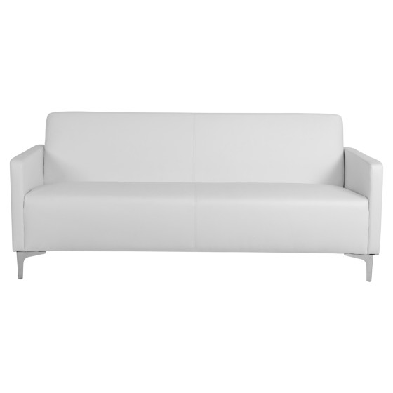 ΚΑΝΑΠΕΣ 3ΘΕΣΙΟΣ NELLIE HM3159.32 ΜΕ ΛΕΥΚΟ PU 163x71x71Υ εκ.