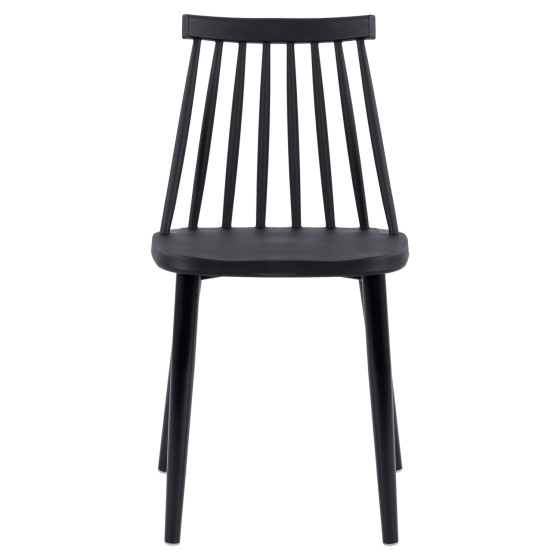 ΚΑΡΕΚΛΑ ΤΡΑΠΕΖΑΡΙΑΣ HM8052.12 VANESSA ΜΑΥΡΟ ΜΕ ΜΕΤΑΛΛΙΚΑ ΠΟΔΙΑ ΜΑΥΡΑ