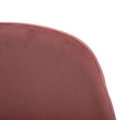 Dining Chair Leonardo Rotten apple velvet with metallic legs HM00100.02 45x53x85 cm.