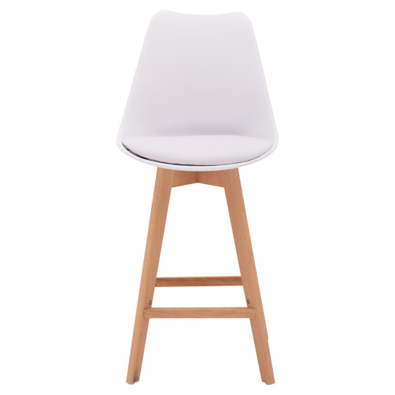 Bar Stool Vegas HM8000.11 White 48x58x105 cm