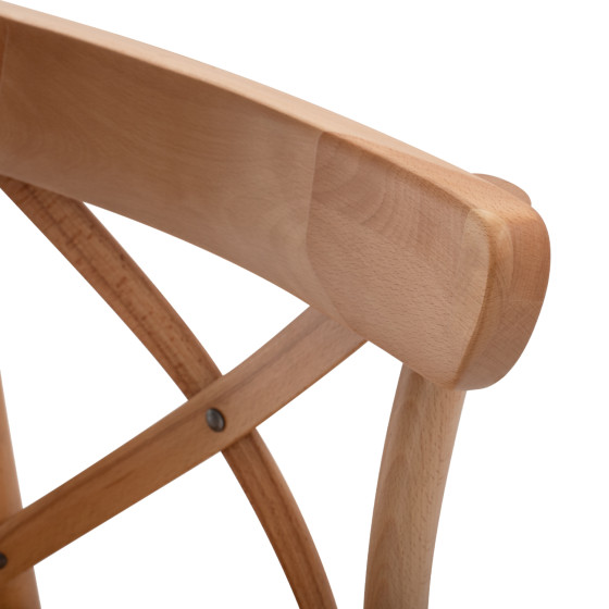 ΣΚΑΜΠΟ ΜΕΣ.ΥΨΟΥΣ GIOLIANA HM8750.01 ΑΠΟ ΟΞΙΑ ΦΥΣΙΚΟ ΜΕ PLYWOOD ΚΑΘΙΣΜΑ 46x46x101Υ εκ.