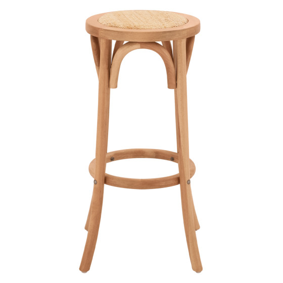 ΣΚΑΜΠΟ ΞΥΛΙΝΟ FAYE ΑΠΟ ΟΞΙΑ ΦΥΣΙΚΟ ΜΕ ΨΑΘΑ Φ36Χ70 HM8751.01 36x36x72 εκ.