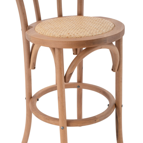 ΣΚΑΜΠΟ ΜΠΑΡ MONTREAL ΞΥΛΙΝΟ ΑΠΟ ΟΞΙΑ DARK HONEY ΜΕ ΨΑΘΑ 41X47X108 HM8749.05