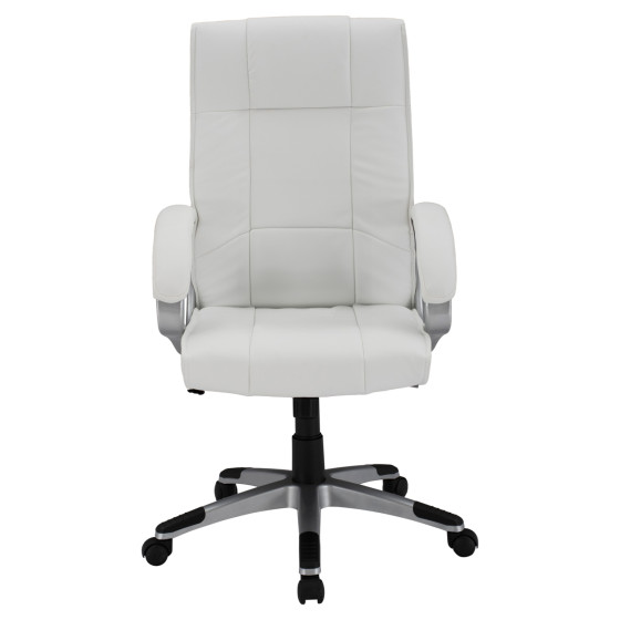 ΚΑΡΕΚΛΑ ΓΡΑΦΕΙΟΥ CHANDER HM1092.02 ΛΕΥΚΗ 63x66x116 εκ.