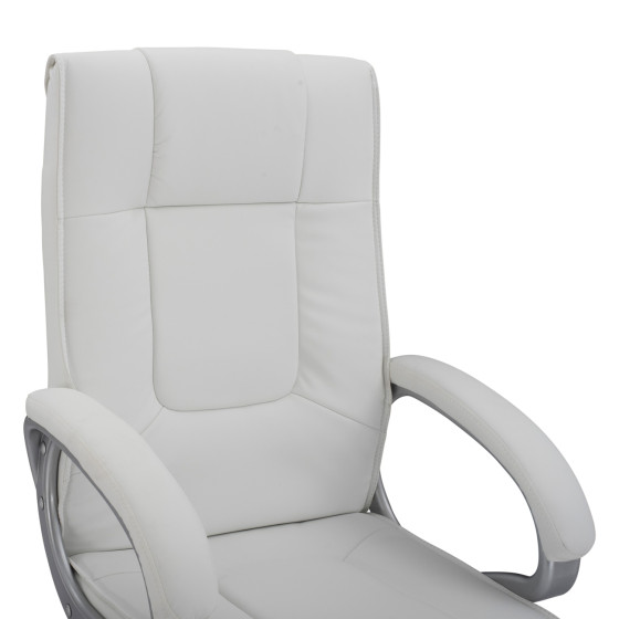 ΚΑΡΕΚΛΑ ΓΡΑΦΕΙΟΥ CHANDER HM1092.02 ΛΕΥΚΗ 63x66x116 εκ.