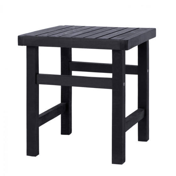Stool-Table Black Koli 40x40x45cm HM289.04
