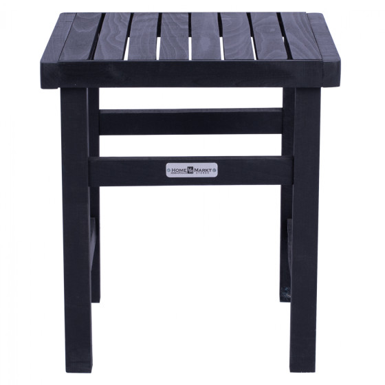 Stool-Table Black Koli 40x40x45cm HM289.04