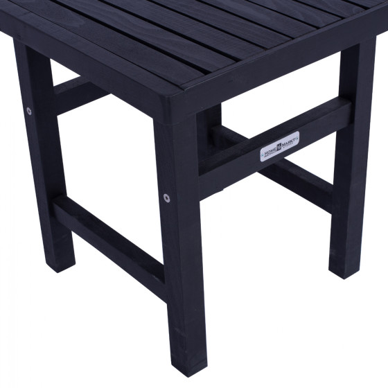 Stool-Table Black Koli 40x40x45cm HM289.04