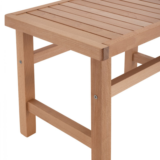 STOOL-COFFEE TABLE KOLI HM11499.03 NATURAL COLOR IMPREGNATED 60x40x45Hcm