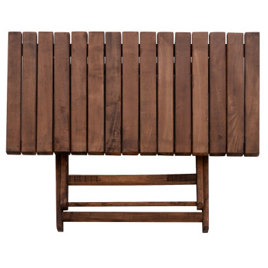 DIRECTOR'S TABLE LEMNOS OF SOLID BEECH WOOD IN WALNUT HM5652.01 101,5x63x75 cm.