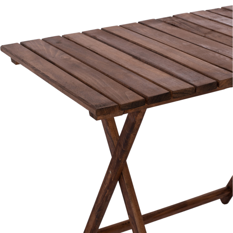 DIRECTOR'S TABLE LEMNOS OF SOLID BEECH WOOD IN WALNUT HM5652.01 101,5x63x75 cm.