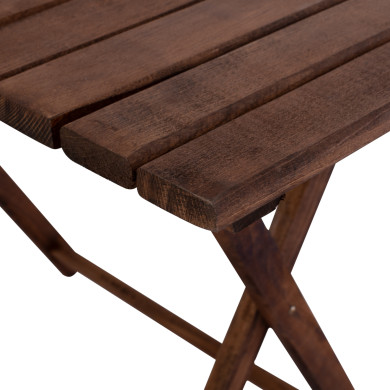 DIRECTOR'S TABLE LEMNOS OF SOLID BEECH WOOD IN WALNUT HM5652.01 101,5x63x75 cm.