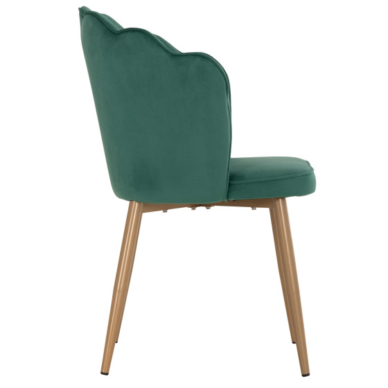 ΚΑΡΕΚΛΑ AVIE HM8737.03 ΒΕΛΟΥΔΟ ΚΥΠΑΡΙΣΣΙ ΜΕ ΜΕΤΑΛΛΙΚΟ ΧΡΥΣΟ ΣΚΕΛΕΤΟ 57.5x57.5x85 εκ.