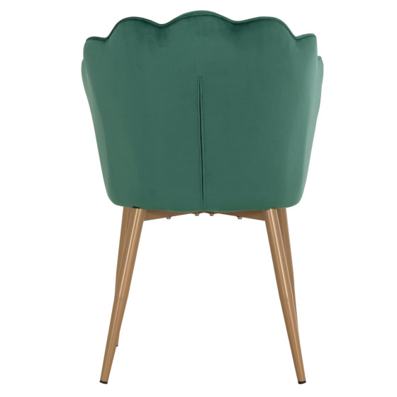 ΚΑΡΕΚΛΑ AVIE HM8737.03 ΒΕΛΟΥΔΟ ΚΥΠΑΡΙΣΣΙ ΜΕ ΜΕΤΑΛΛΙΚΟ ΧΡΥΣΟ ΣΚΕΛΕΤΟ 57.5x57.5x85 εκ.