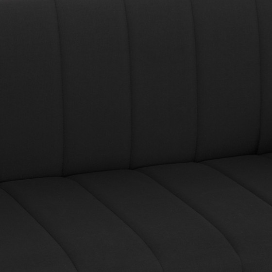 ΚΑΝΑΠΕΣ ΚΡΕΒΑΤΙ ANDRI ΤΡΙΘΕΣΙΟΣ ΜΑΥΡΟΣ HM3239.01 180x72x77 εκ.