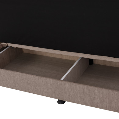 ΚΑΝΑΠΕΣ ΚΡΕΒΑΤΙ ANDRI ΤΡΙΘΕΣΙΟΣ ΜΠΕΖ HM3239.04 180x83x74Υ εκ.