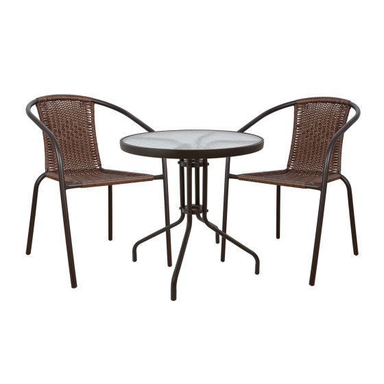 Set Dining Table 3 pieces Chairs & Table HM5178.02