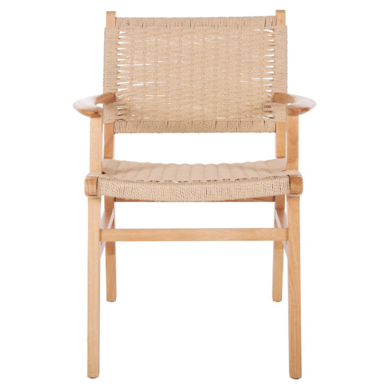 ARMCHAIR HM9331.01 IGNACIO INDOORS RUBBERWOOD ROPE SEAT 61x56x83Η