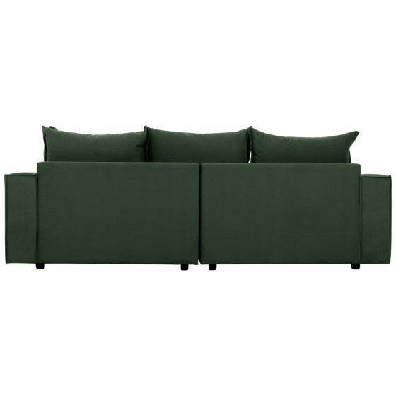 CORNER SOFA MONZA HM3256.17 INTERCHANGEABLE GREEN 265x185x98