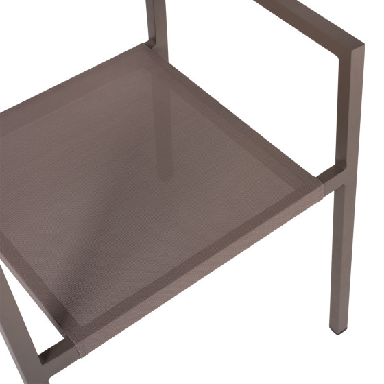 ΠΟΛΥΘΡΟΝΑ ΑΛΟΥΜΙΝΙΟΥ ΕΠΑΓΓΕΛΜΑΤΙΚΗ ΣΑΜΠΑΝΙΖΕ MIREN ME RATTAN ΠΛΑΤΗ HM5893.03 55,5x58,5x83 εκ.