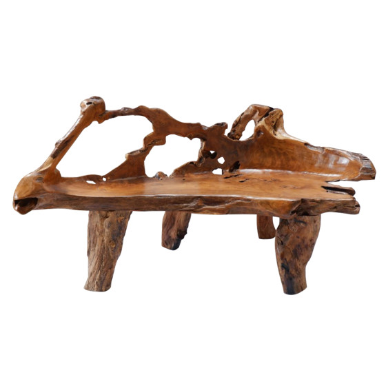 BENCH HM9397 SOLID TEAK NATURAL COLOR