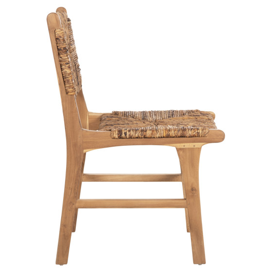 ΚΑΡΕΚΛΑ ΑΠΟ ΞΥΛΟ ΤΕΑΚ ME ΨΑΘΙΝΗ ΠΛΑΤΗ ΚΑΙ ΚΑΘΙΣΜΑ ΦΥΣΙΚΟ ΧΡΩΜΑ 51x60,5x86Yεκ.HM9399.11