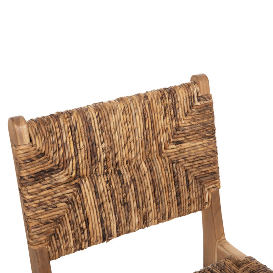 ΚΑΡΕΚΛΑ ΑΠΟ ΞΥΛΟ ΤΕΑΚ ME ΨΑΘΙΝΗ ΠΛΑΤΗ ΚΑΙ ΚΑΘΙΣΜΑ ΦΥΣΙΚΟ ΧΡΩΜΑ 51x60,5x86Yεκ.HM9399.11