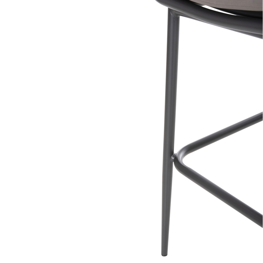 ΣΚΑΜΠΟ ΑΛΟΥΜΙΝΙΟΥ ΣΚΕΛΕΤΟΣ ΑΝΘΡΑΚΙ-ΣΧΟΙΝΙ ΚΑΦΕ 50x50x103Υεκ.HM5862.01