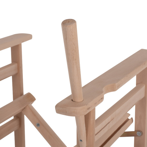 DIRECTOR'S BAR STOOL PALMER UNPAINTED FRAME ONLY HM5578.04 57x57x117Hcm