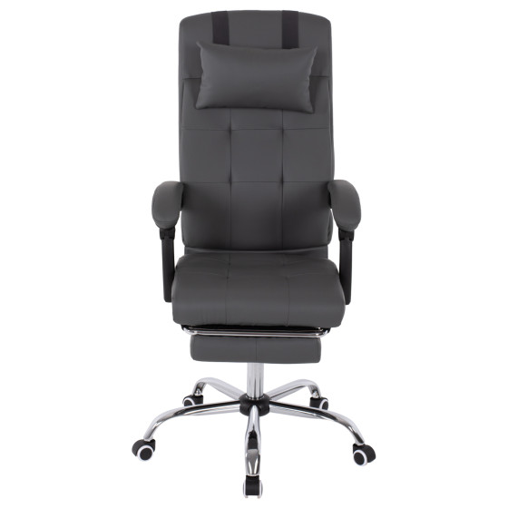 EXECUTIVE OFFICE CHAIR HM1057.20 GREY WITH FOLDING FOOTREST 58x71x128Hcm.