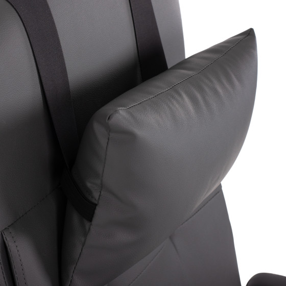 EXECUTIVE OFFICE CHAIR HM1057.20 GREY WITH FOLDING FOOTREST 58x71x128Hcm.