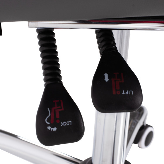 EXECUTIVE OFFICE CHAIR HM1057.20 GREY WITH FOLDING FOOTREST 58x71x128Hcm.