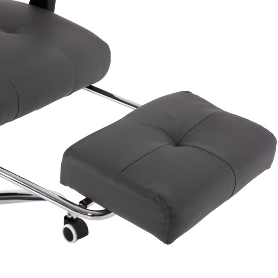 EXECUTIVE OFFICE CHAIR HM1057.20 GREY WITH FOLDING FOOTREST 58x71x128Hcm.